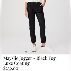 PAIGE Mayslie Jogger - Black Fog Luxe Coating
$259.00 SIZE 24